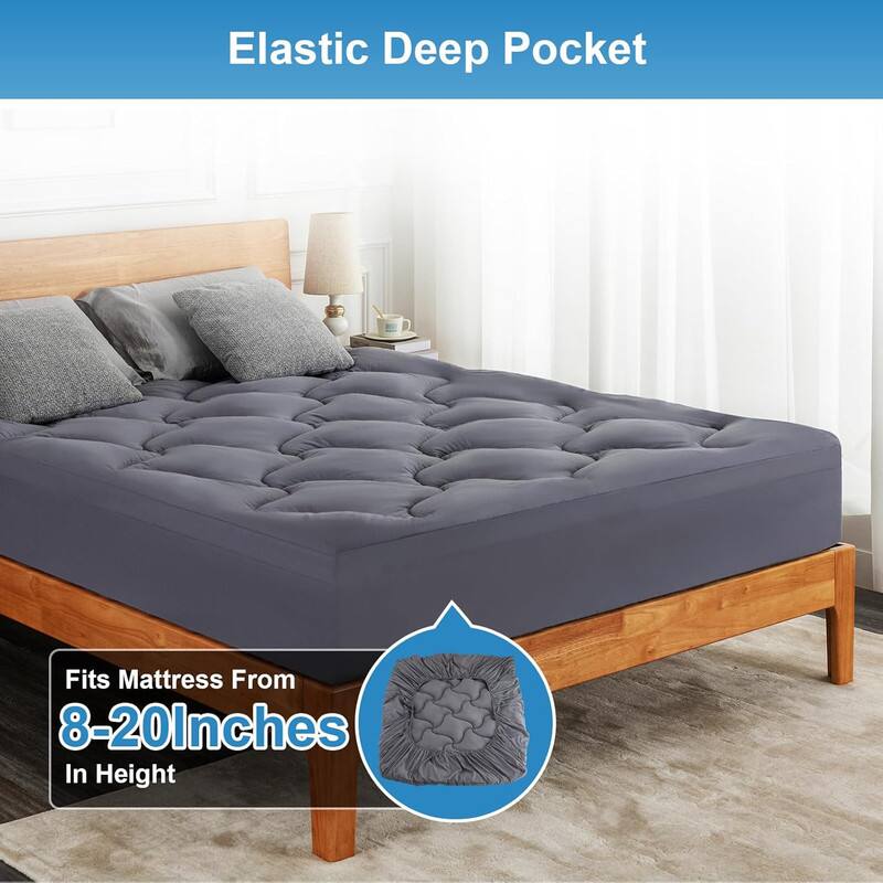 Elastic Deep Pocket

Fits Mattress From 8-20 Inches In Height