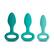 Front. plusOne - Plug Training Set - Teal.