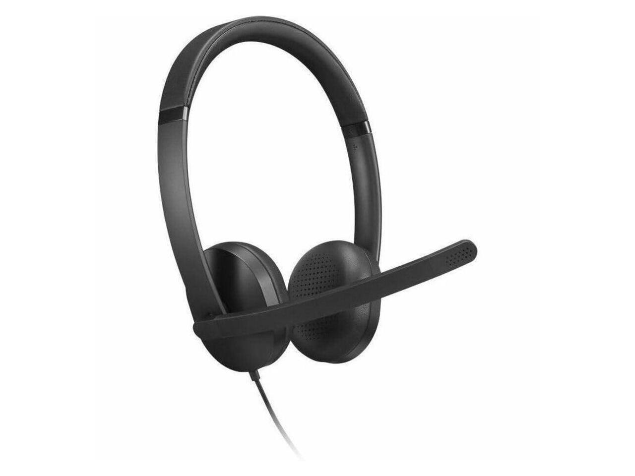 Alt View 10. Lenovo - Lenovo 5000 VoIP Headset - Microsoft Teams - USB A/C - Stereo - Noise Red - Black.