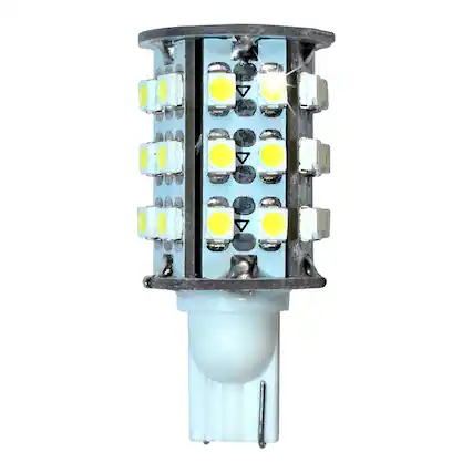 Front. HQRP - HQRP T10 Wedge Base 30 LEDs SMD 3528 LED Bulbs Cool White for #194#168 W5W RV Interior/Ceiling/Porch Lights Replacement.