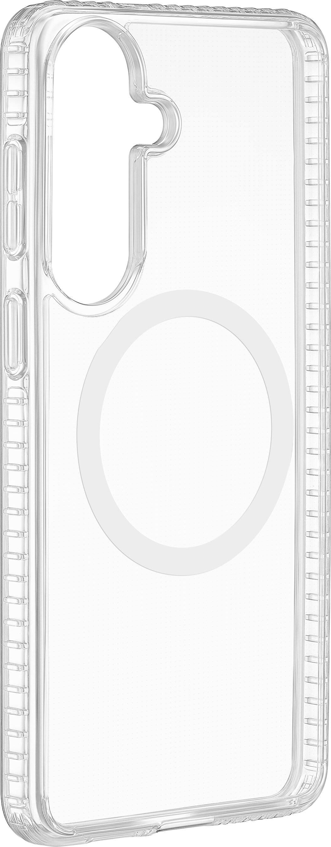 Alt View 13. Insignia™ - Hard-Shell Case with Magnetic Charging Ring for Samsung Galaxy S26+ - Clear.