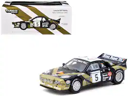 Tarmac Works - Lancia 037 Rally #5 Fabrizio Tabaton - Luciano Tedeschini Winner Rally Catalunya (1985) Hobby64+ Series 1/64 - Multicolor
