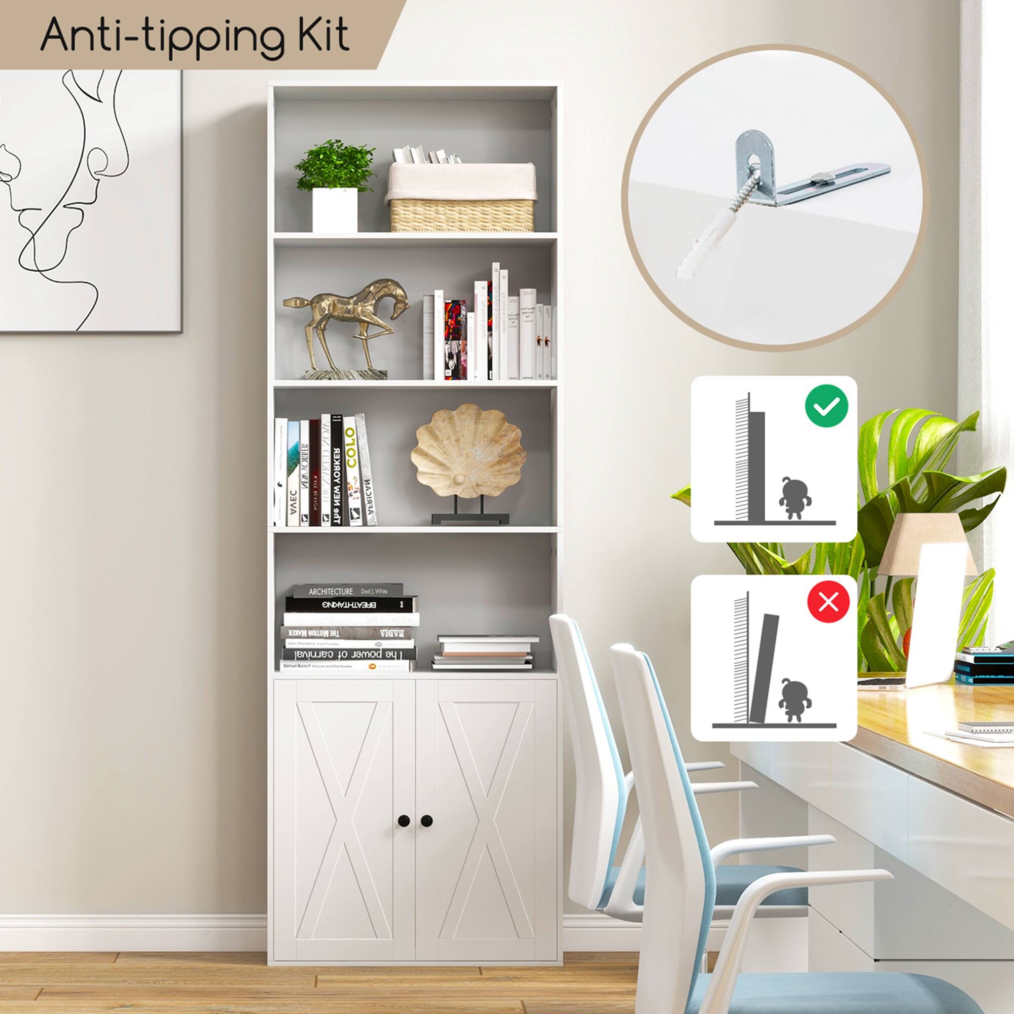 Anti-tipping Kit MRNCS AVEC | 1 EOY COLO MEM 2 AFRIAN a The 1 MOTCUR - - CEMOLVAN 1 X - - R TINTE CPLL 10 Jomod A