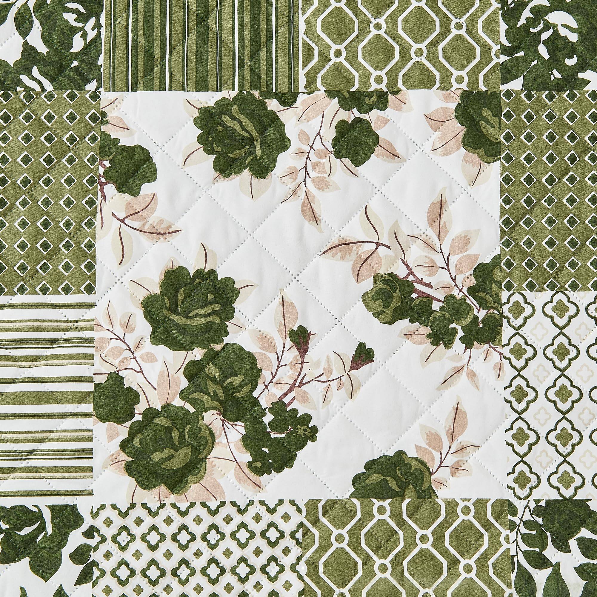 Back. Fabibe - Reversible Patchwork Recliner Chair Cover - Washable Slipcover Furniture Protector with Elastic Straps - Couch - 04- Patchwork - Burgundy / Taupe Recliner.