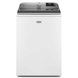 Maytag - 5.3 Cu. Ft. High Efficiency Smart Top Load Washer with Extra Power Button - White