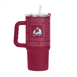 Logo Brands - Colorado Avalanche 24oz. Replay Powder Coat Tumbler - Maroon