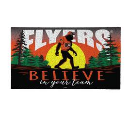 Evergreen Enterprises - Philadelphia Flyers 28" x 16" Bigfoot Believe in Your Team Turf Door Mat - Multicolor
