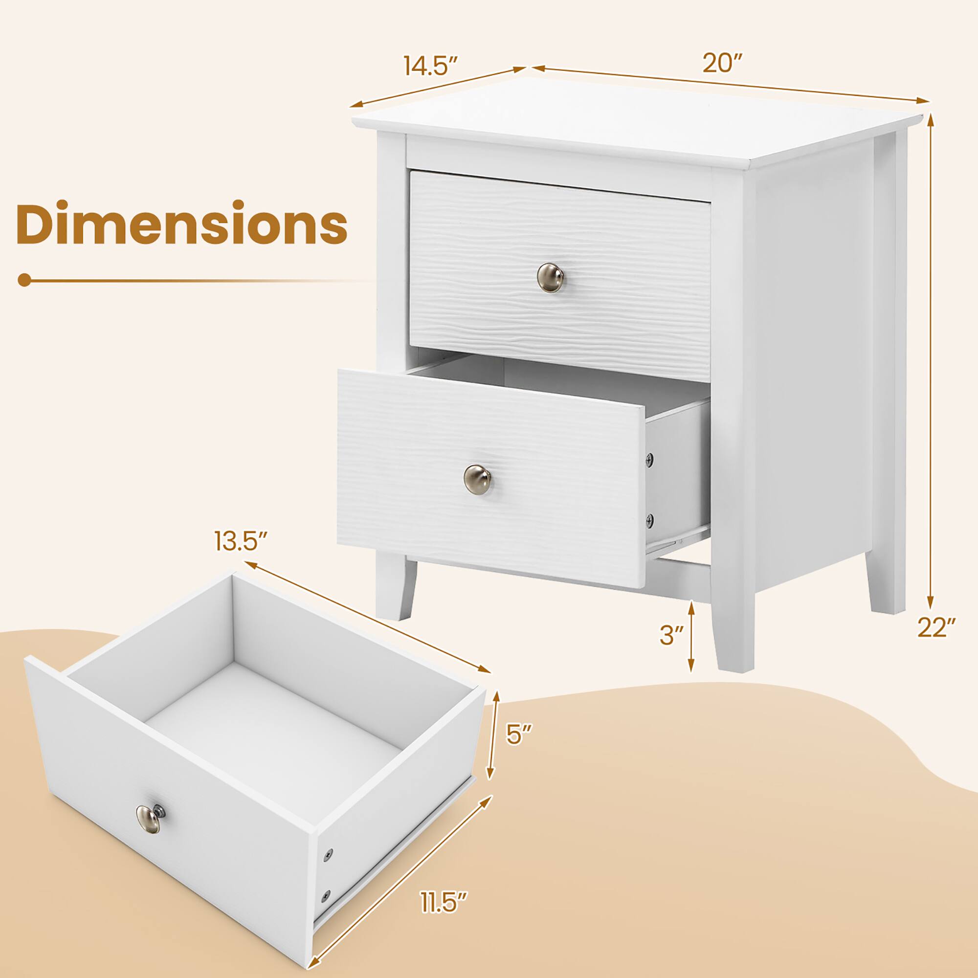 Dimensions: 14.5" x 20"