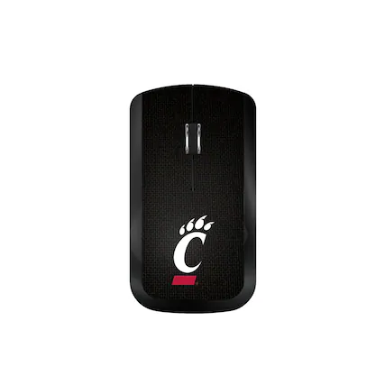 Front. Keyscaper - Cincinnati Bearcats Solid Design Wireless Mouse - Multicolor.