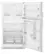 Alt View 2. Amana - 33 in. Wide 21.3 cu. ft. Top-Freezer Refrigerator With Dual Crisper Drawers - White.