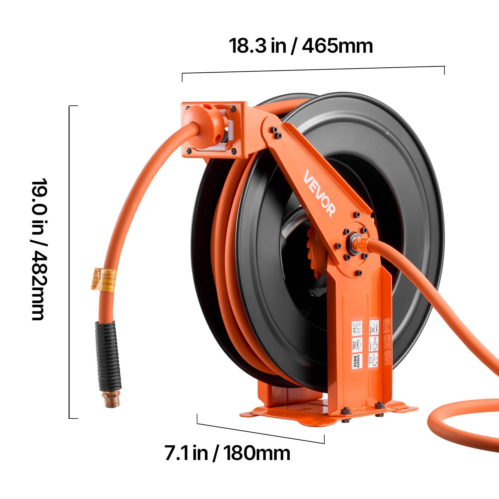 18.3 in / 465mm  
19.0 in / 482mm  
7.1 in / 180mm