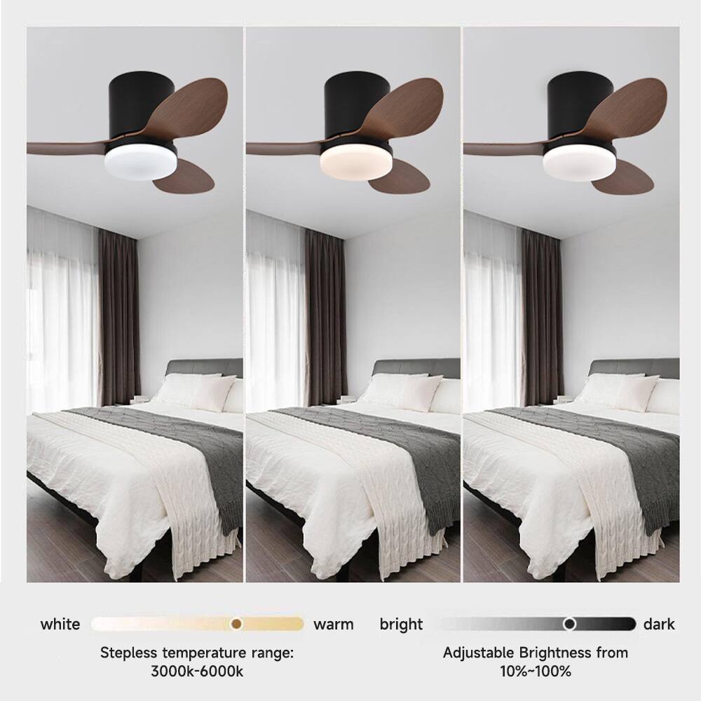 white warm  
Stepless temperature range: 3000k-6000k  
bright dark  
Adjustable Brightness from 10%~100%