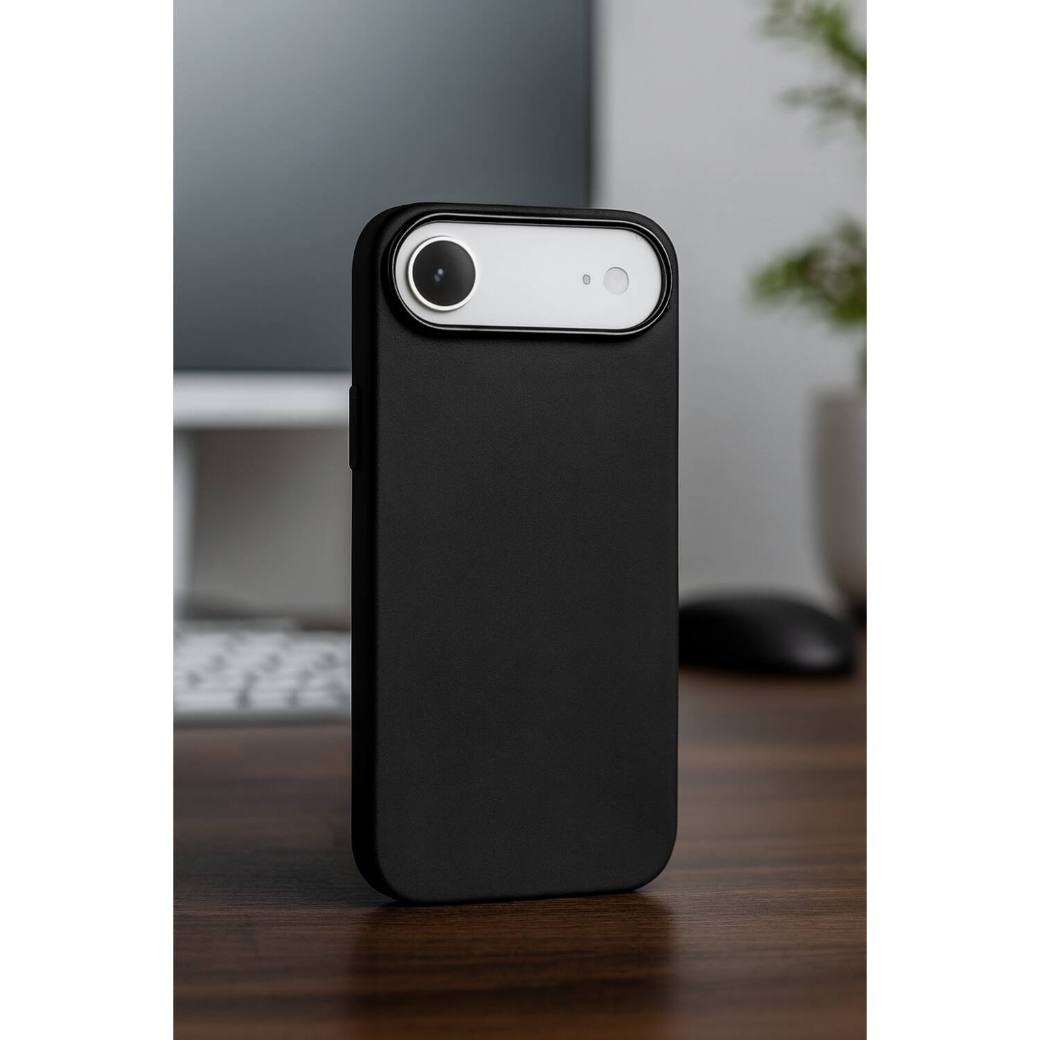 Alt View 2. SaharaCase - Apple iPhone Air Vegan Leather Case | Compatible with Magsafe | Indy Series - Scorpion Black.