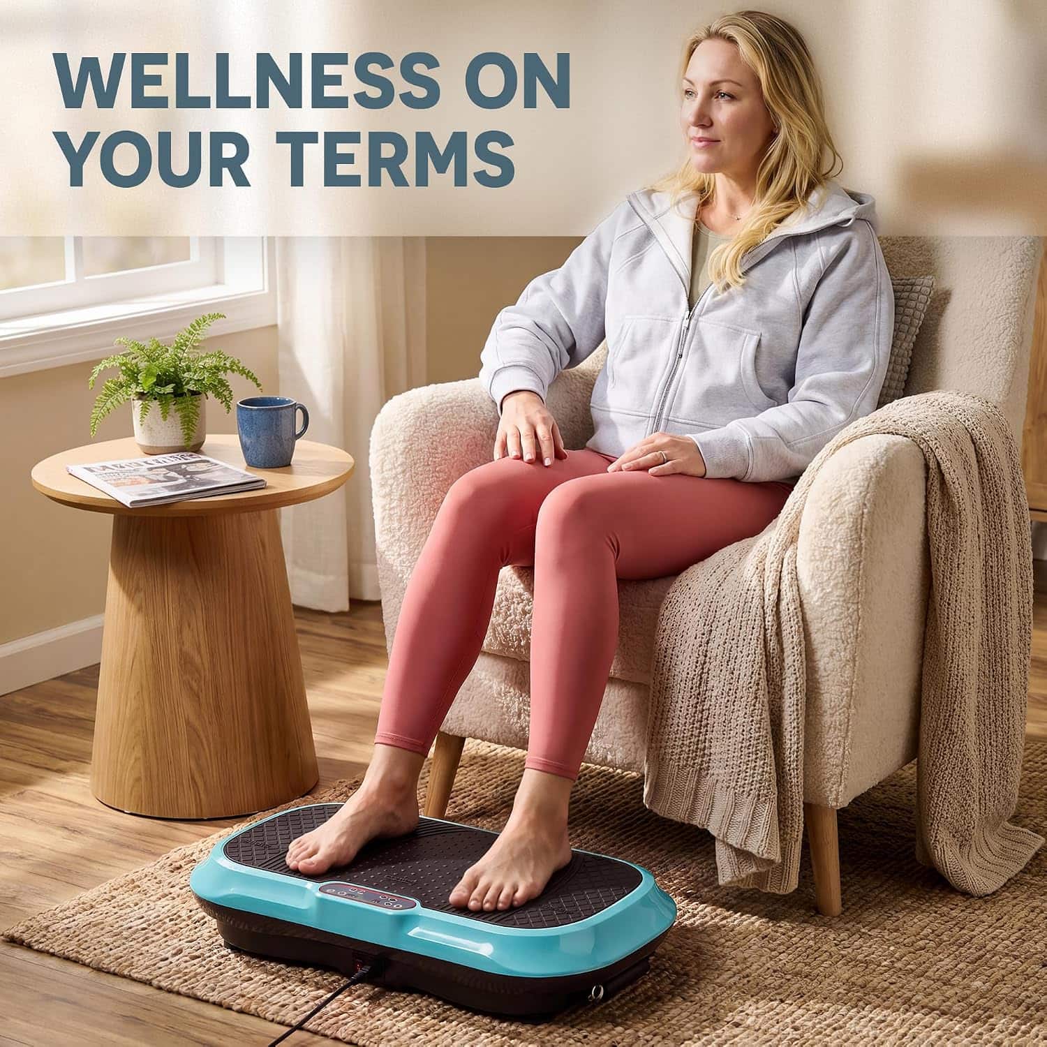LifePro Waver Vibration Plate – Whole Body Exercise Machine for