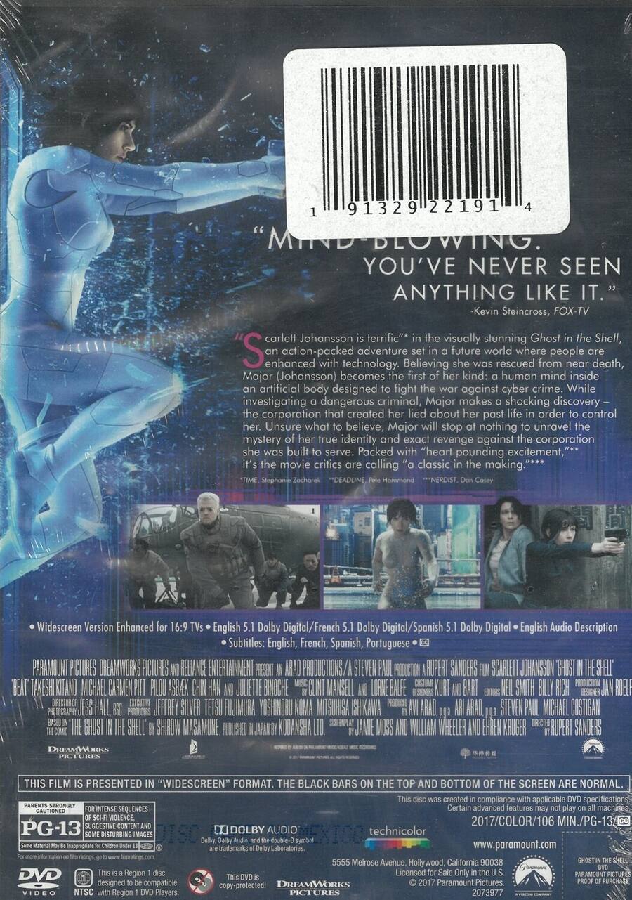 Ghost in the Shell DVD - Best Buy