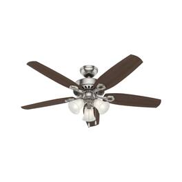 Evolution Blazed - PULL CHAIN CONTROL CEILING FAN - Brushed Nickel finish