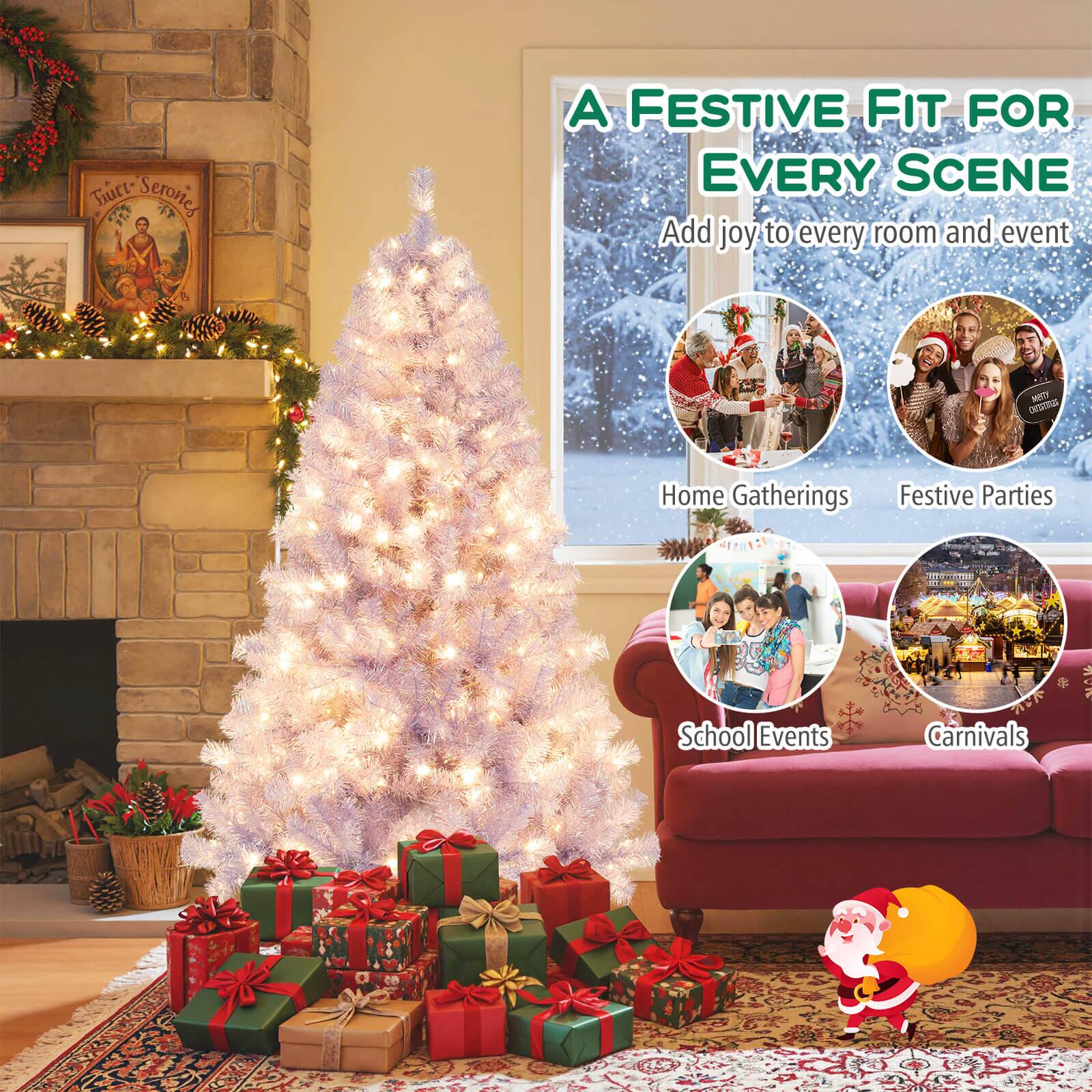 A Festive Fit for Every Scene  
Add joy to every room and event  

Home Gatherings  
Festive Parties  
School Events  
Carnivals