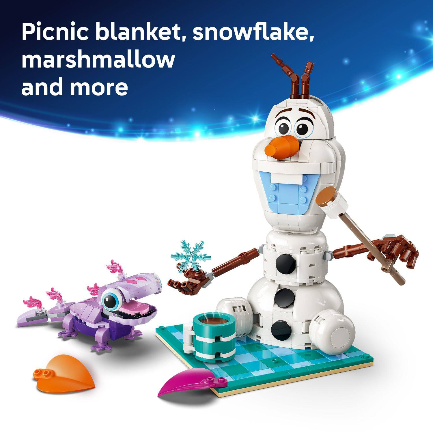 Picnic blanket, snowflake, marshmallow and more