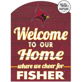 Jardine - St. John Fisher Cardinals 16'' x 22'' Indoor/Outdoor Marquee Sign - Navy