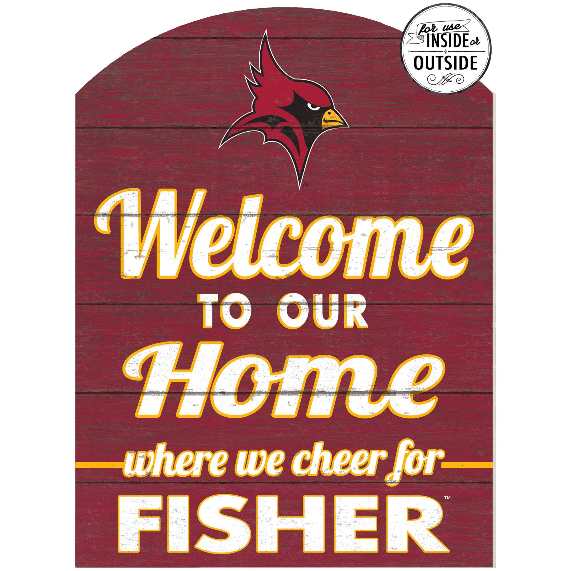 St. John Fisher Cardinals 16'' x 22'' Indoor/Outdoor Marquee Sign