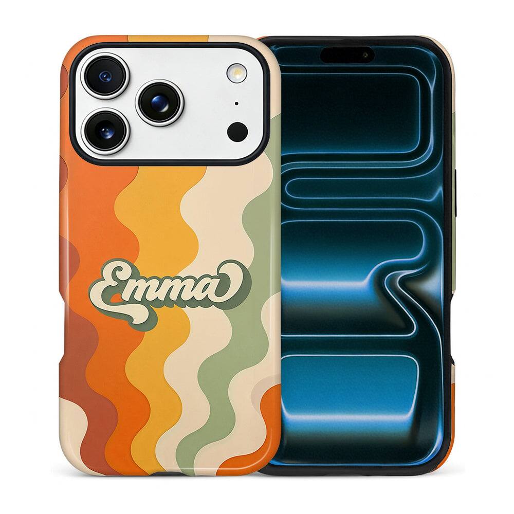 Retro Name Wave for iPhone 17 Pro
