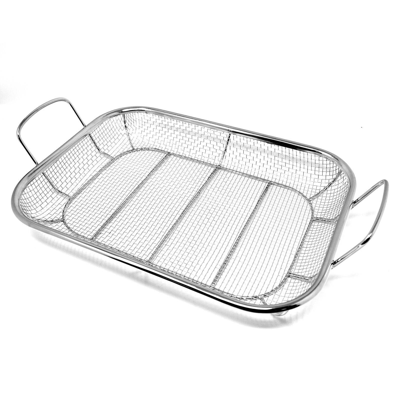 Front. Norpro - Stainless Steel Grilling Basket - Silver.