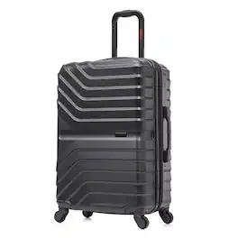 InUSA - Aurum lightweight hardside spinner luggage 24" - Black