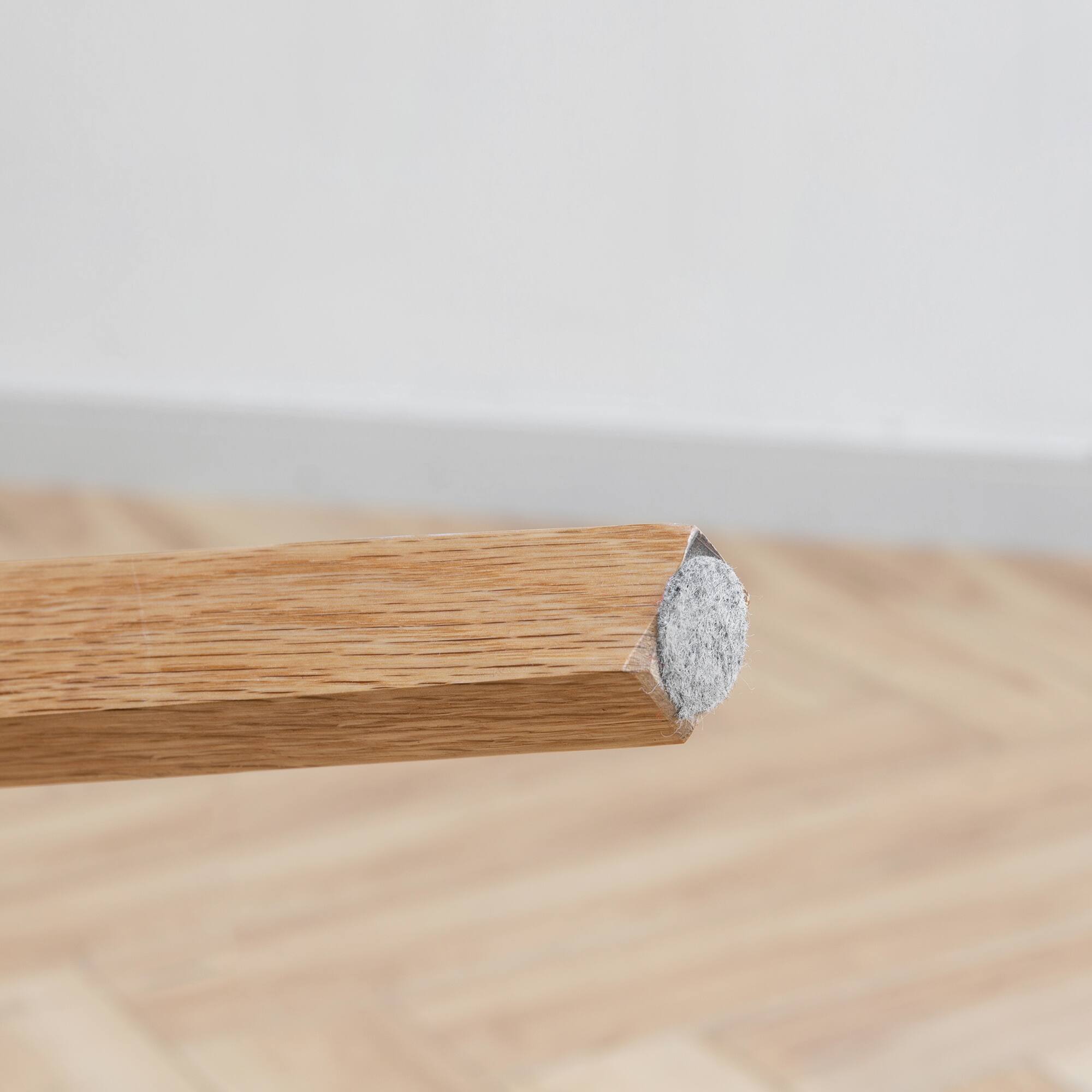 Alt View 4. Tiramisubest - Natural Oak Dining Chair Set of 4 - Solid Wood, FAS Grade, Simple Design - Oak.