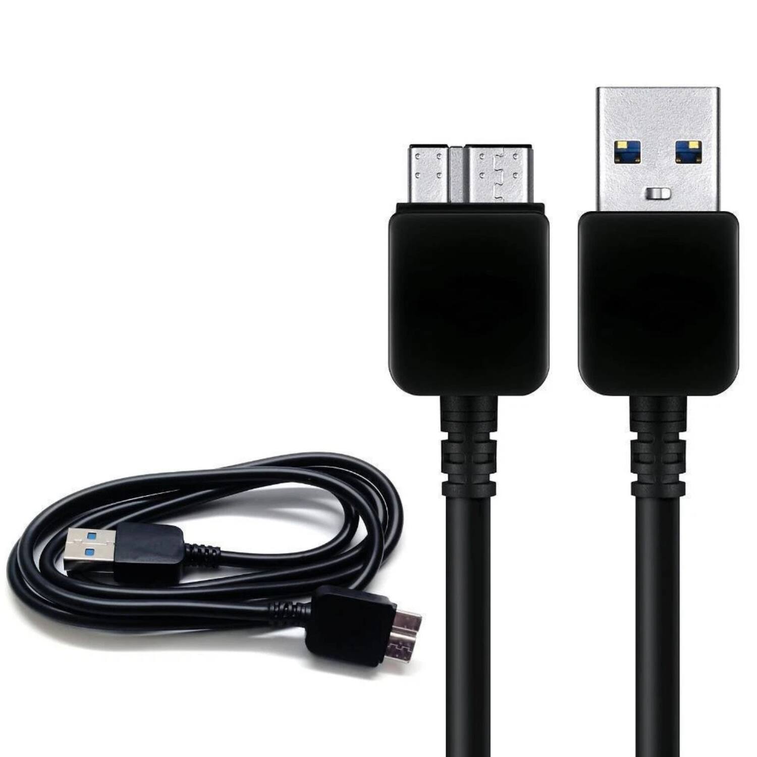Back. Stock Preferred - 3FT 3.0 Data Sync and Charging Cable Cord - Black.