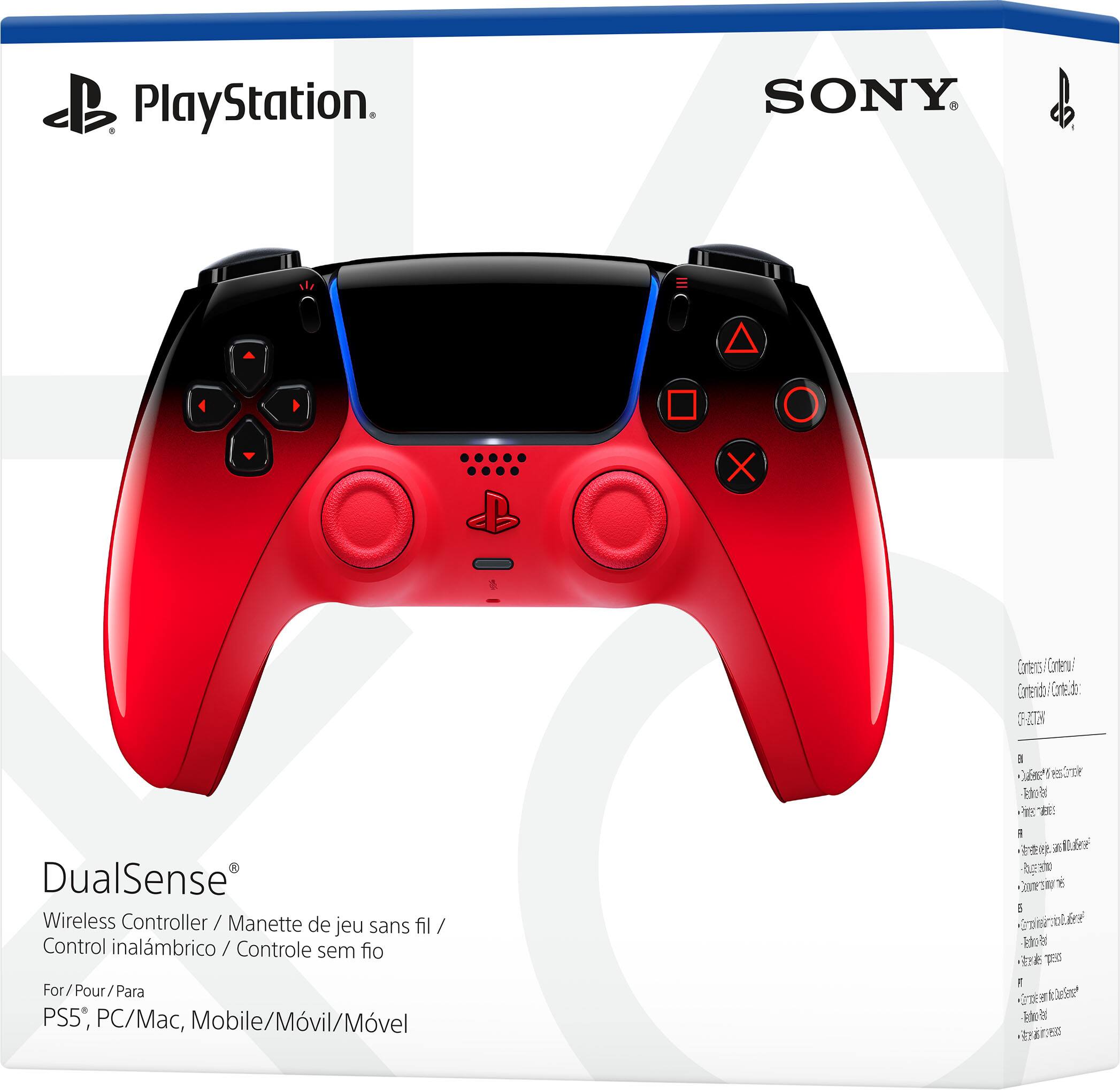 PlayStation. SONY DualSense Wireless Controller / Manette de jeu sans fil / Control inalámbrico / Controle sem fio For/Pour/Para PS5, PC/Mac, Mobile/Móvil/Movel