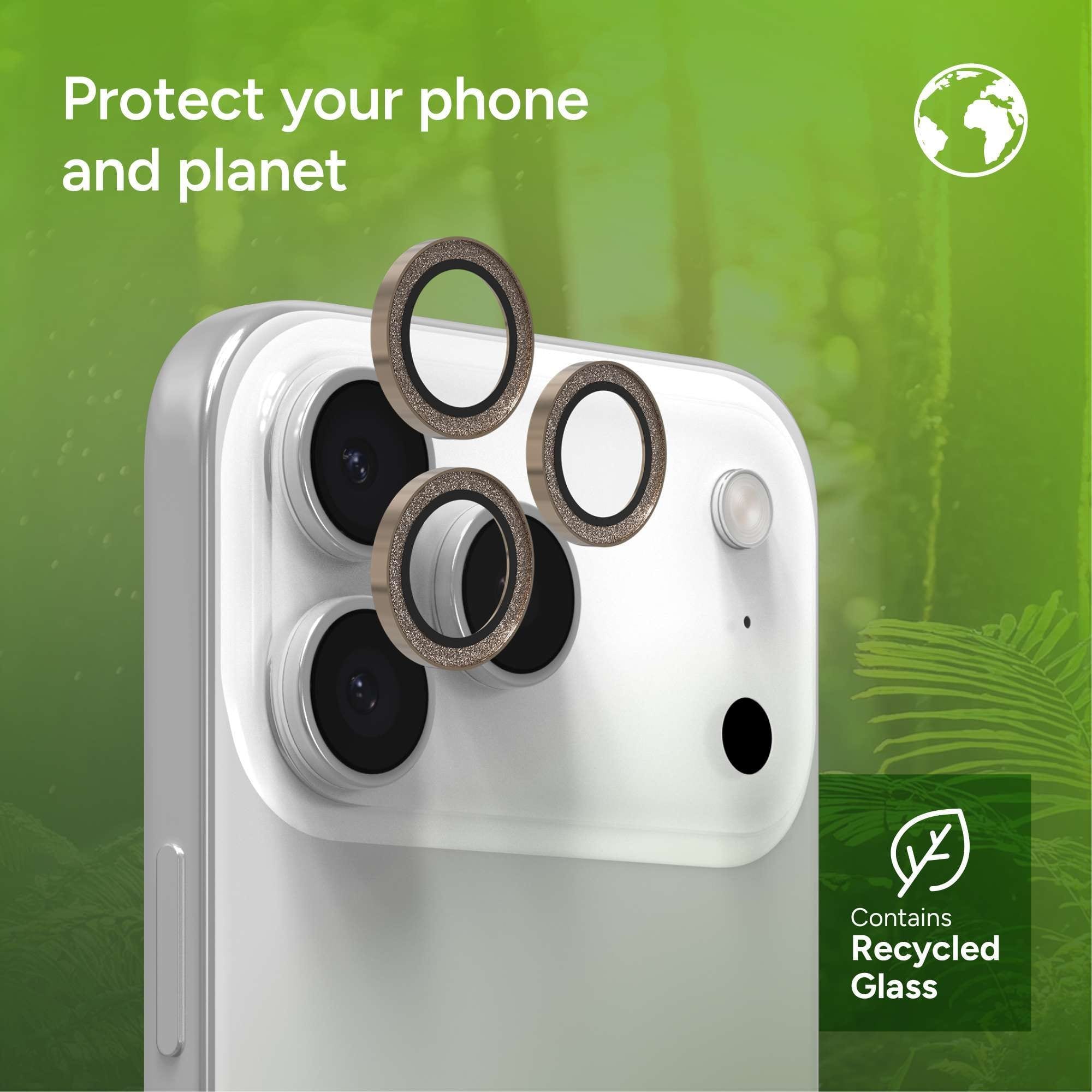Protect your phone and planet
Contains Recycled Glass