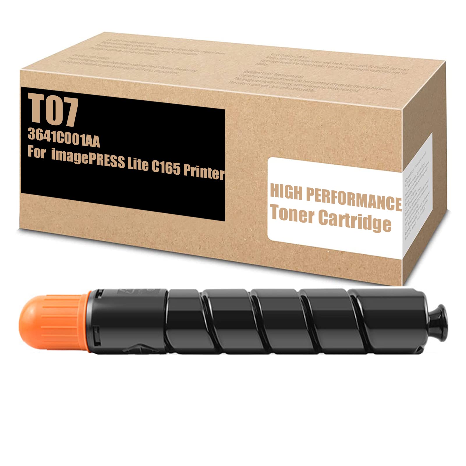 SSBY Compatible Toner Cartridge Replacement for Canon T07, High Yield to Use with ImagePRESS Lite C165 Printer Black