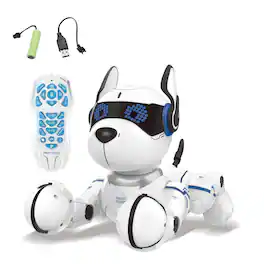 Lexibook - Power Puppy Smart Robot Dog with Remote Control & Programming
