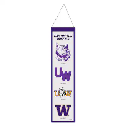 WASHINGTON HUSKIES
Circa 1932
UW
Circa 1958
UW
Circa 1995
W
Circa 2007