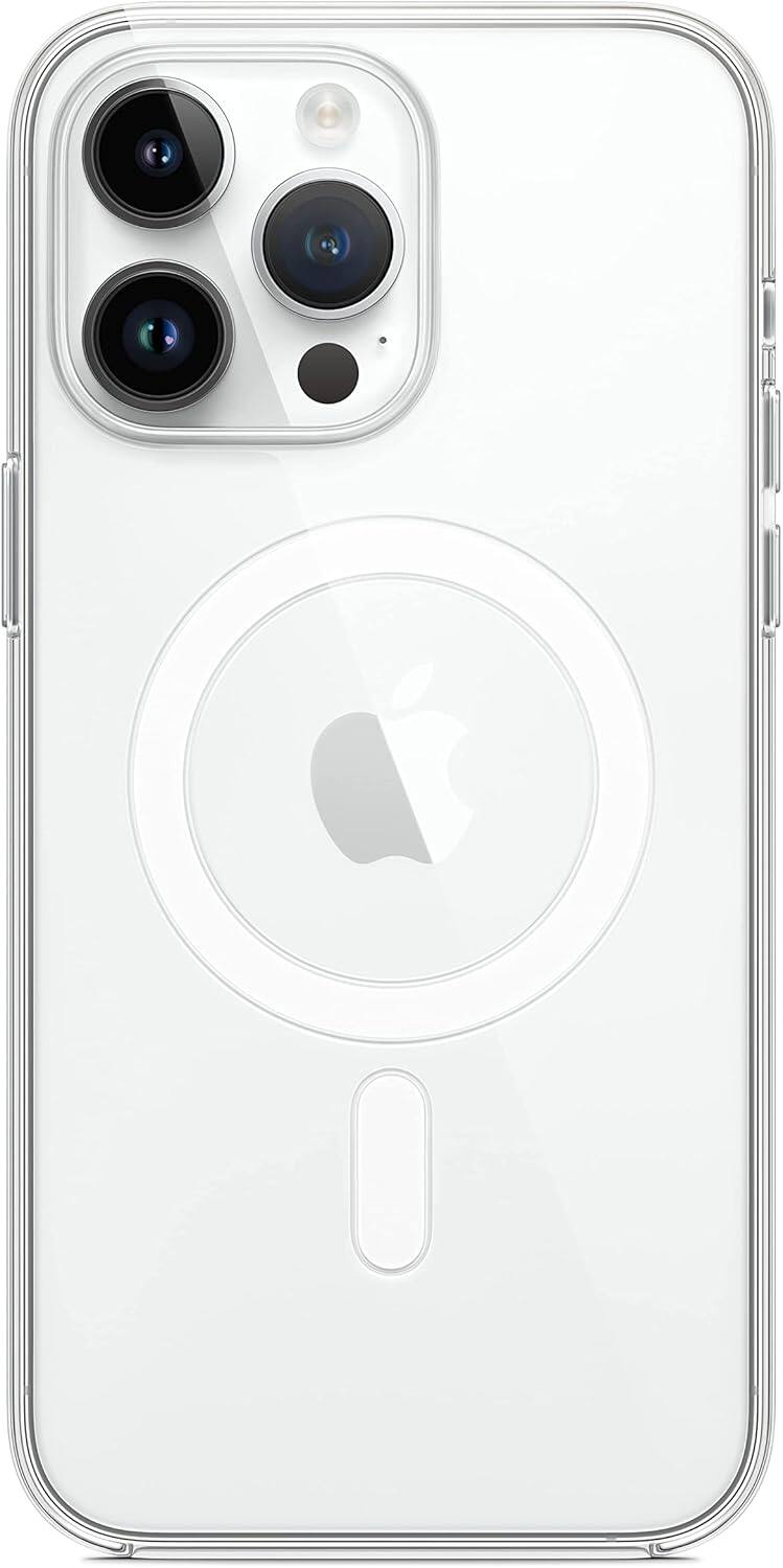 Alt View 2. Apple - Apple iPhone 14 Pro Max Clear Case with MagSafe - Clear.