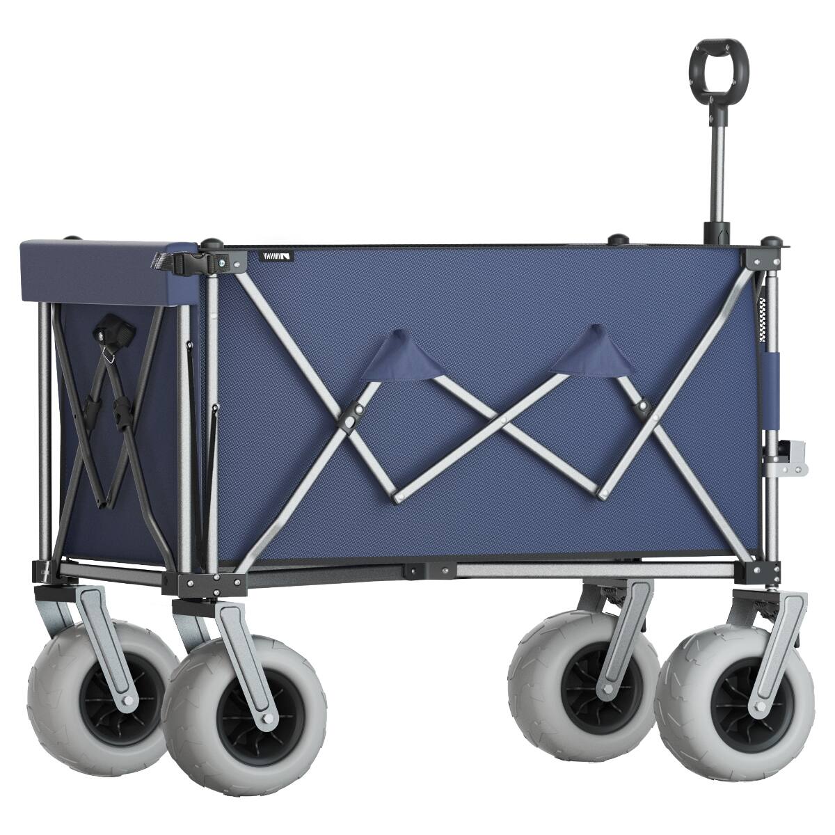 Alt View 1. Loheer - Loheer 300L Beach Wagon, 500 lb Heavy Duty Beach Cart with Expandable Tailgate and All Terrain Wheels.