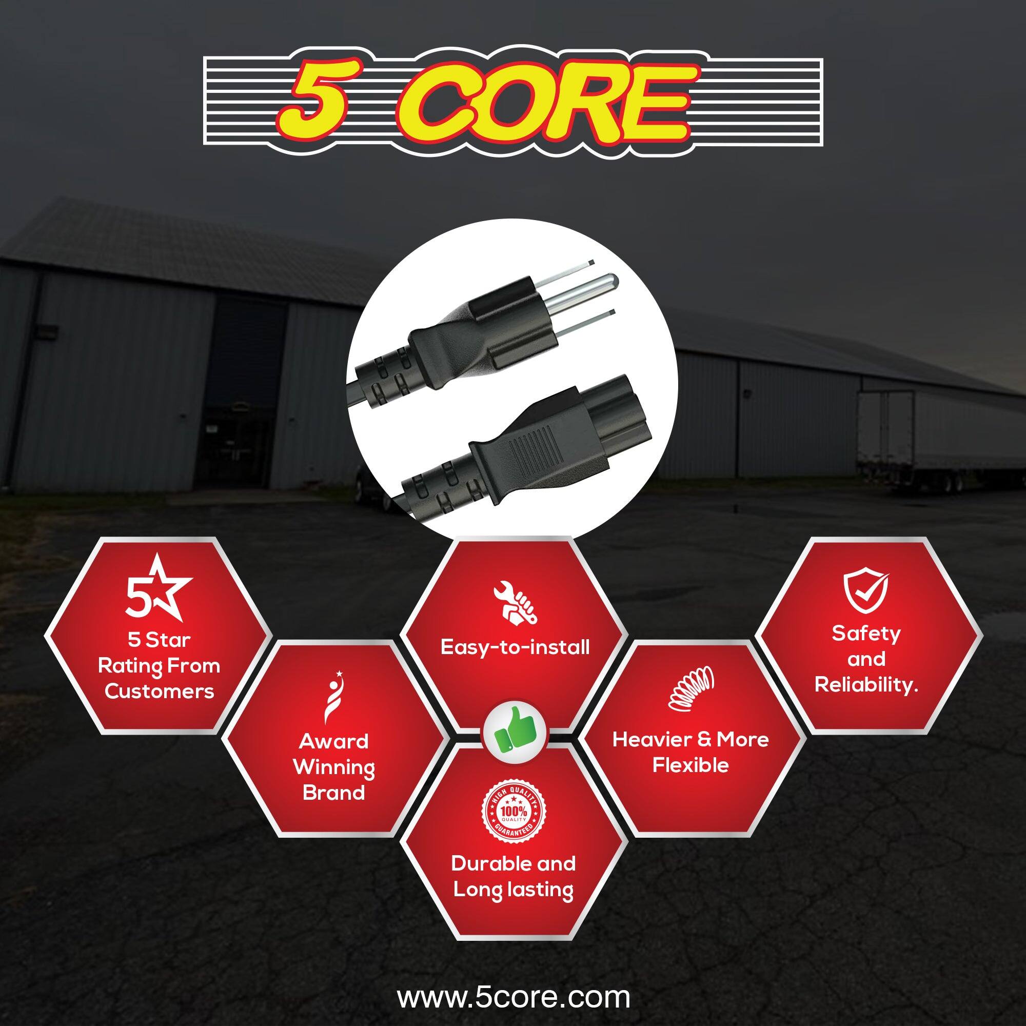 5 CORE

5 Star Rating From Customers
Easy-to-install
Safety and Reliability
Award Winning Brand
Heavier & More Flexible
Durable and Long lasting

www.5core.com