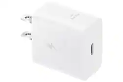 Samsung - 25W Super Fast Charging Wall Charger - White - Front_Zoom
