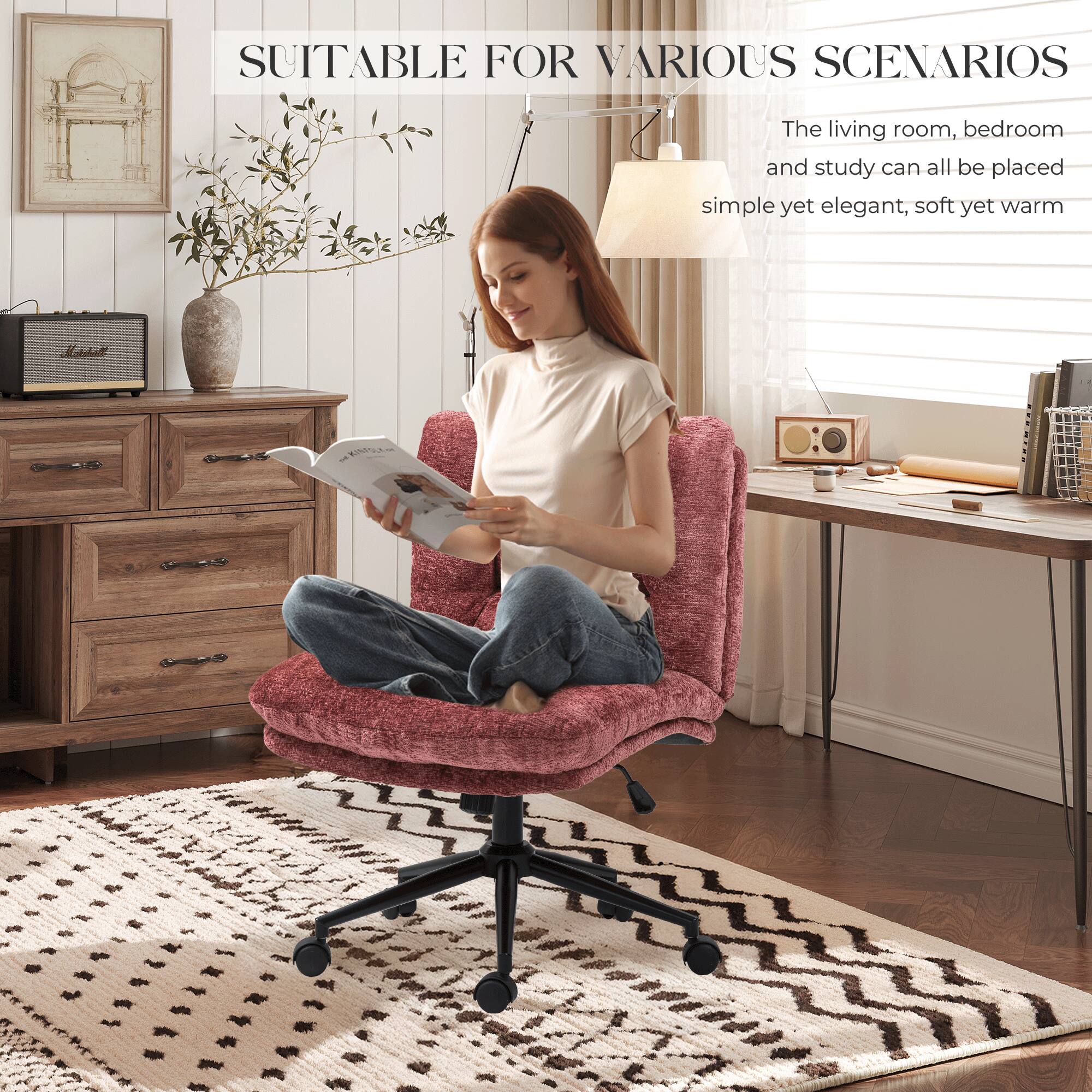 SUITABLE FOR VARIOUS SCENARIOS

The living room, bedroom and study can all be placed simple yet elegant, soft yet warm