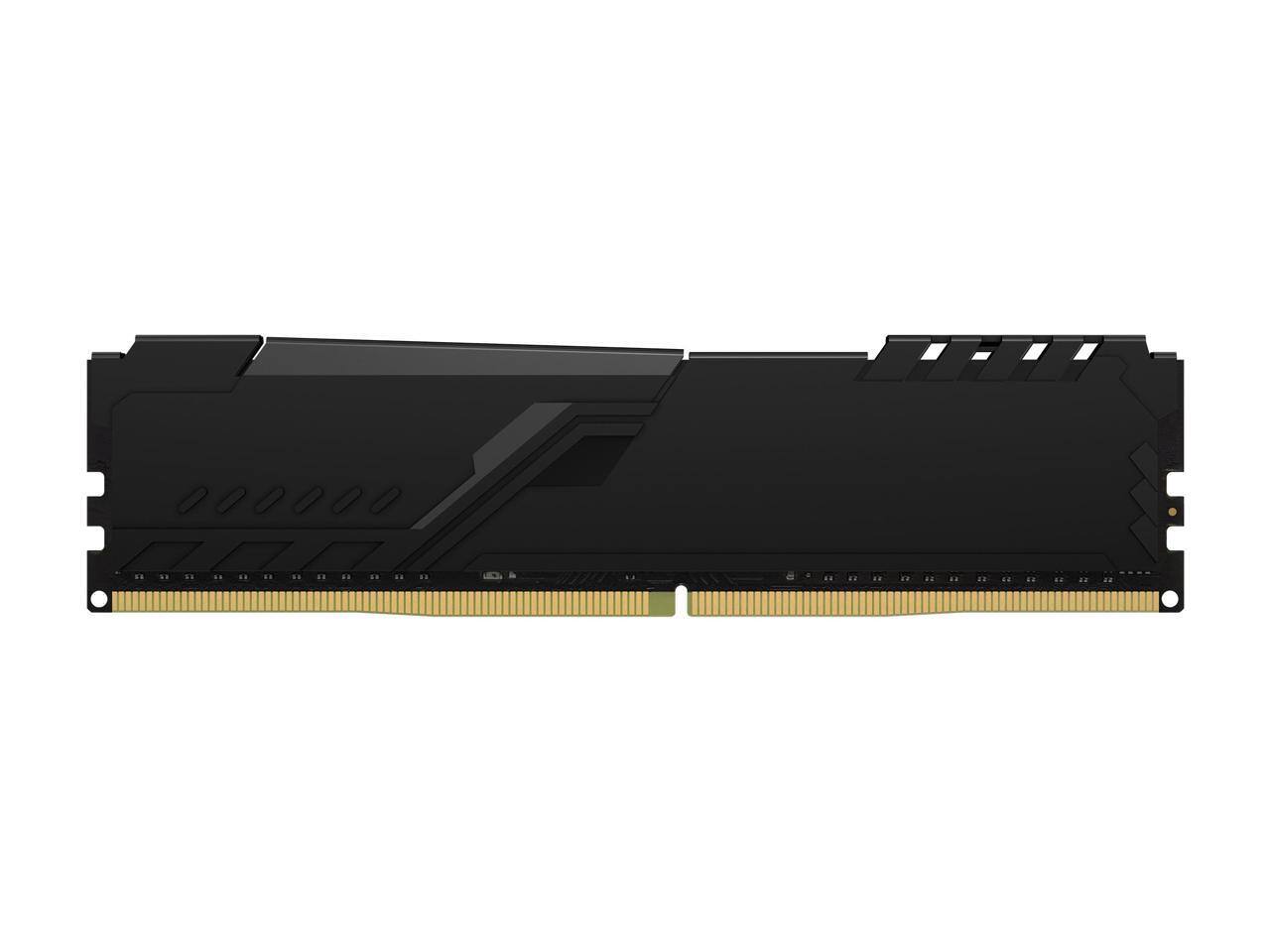 Alt View 4. Kingston - Kingston FURY Beast 32GB (2 x 16GB) 288-Pin PC RAM DDR4 3200 (PC4 25600) Memory (Desktop Memory) Model KF432C16BBK2/32 - Black.