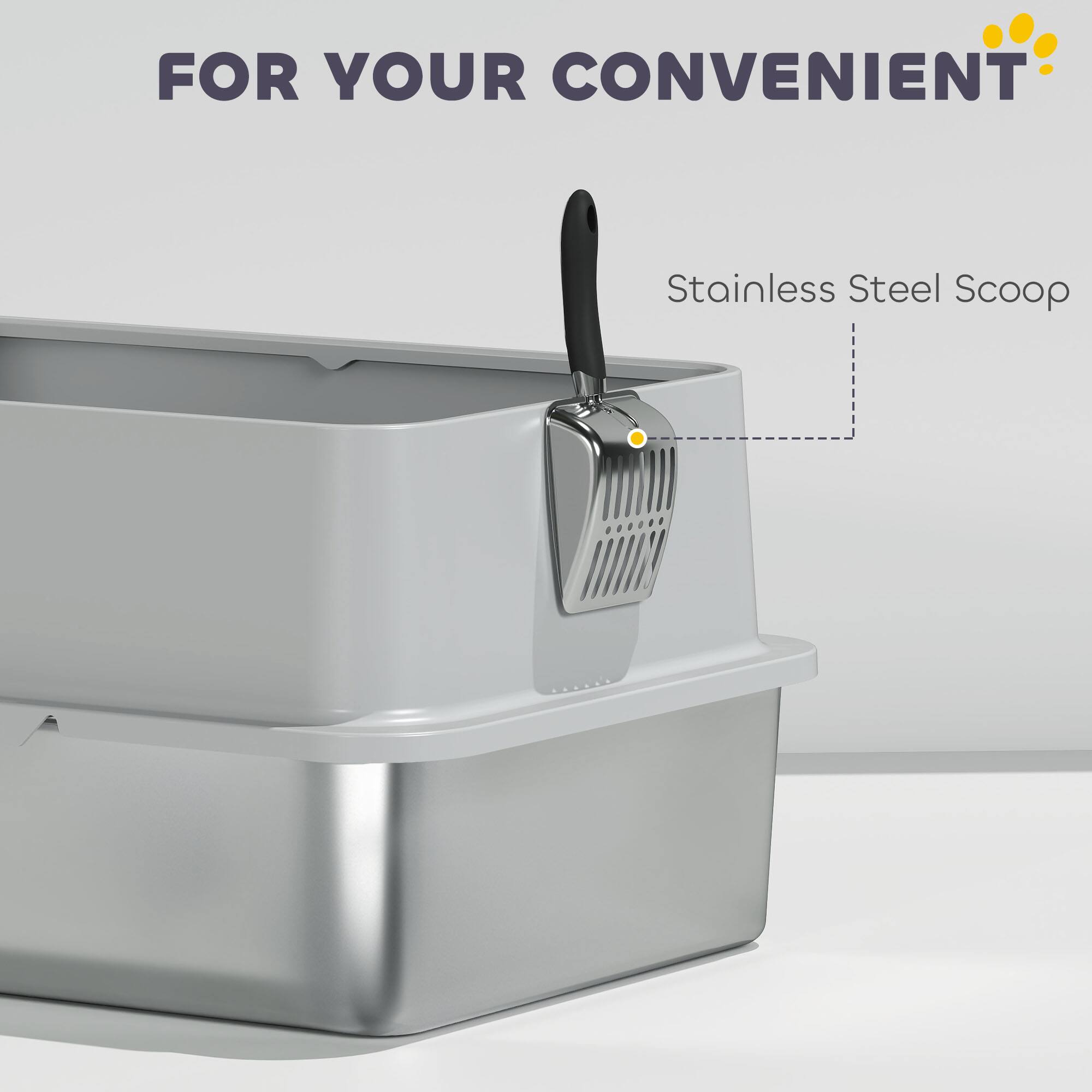 FOR YOUR CONVENIENT  
Stainless Steel Scoop