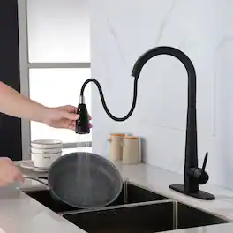 Kitchen Faucets with Pull Down Sprayer Kitchen Sink Faucet with Pull Out Sprayer Single Hole Deck Mount Single Handle