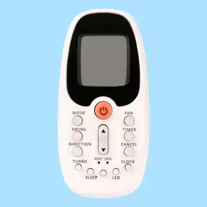 MODE FAN SWING TIMER DIRECTION CANCEL CLOCK SLEEP LED TURBO RESET LOCK