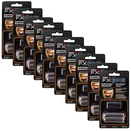 BaBylissPRO - 10-Pack BaByliss Pro FXONE Double Foil Shaver Replacement Foil and Cutter - Rose Gold