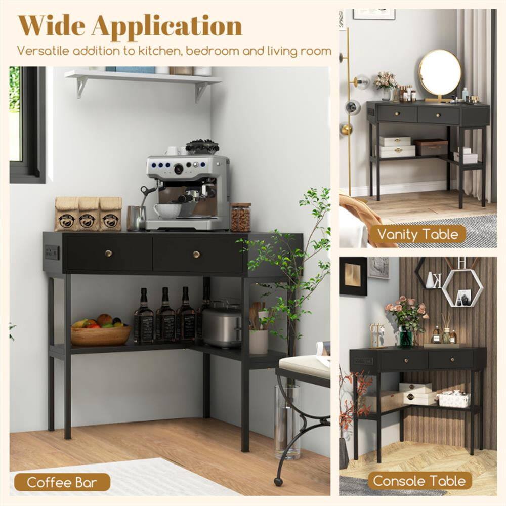 Wide Application  
Versatile addition to kitchen, bedroom and living room  

Coffee Bar  
Vanity Table  
Console Table