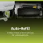 Auto-Refill: It helps install a new trash bag for subsequent use.