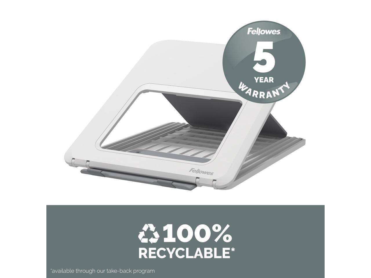 Fellowes 5 YEAR WARRANTY  
Fellowes 100% RECYCLABLE*  
*available through our take-back program