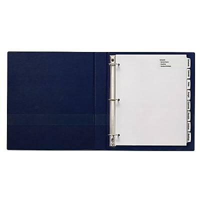 Alt View 4. Avery - Big Tab Printable Paper Dividers with Large White Labels, 8 Tabs, 4 Sets/Pack - White.