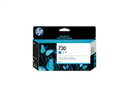 HP - 730 130-ml Cyan DesignJet Ink Cartridge, P2V62A