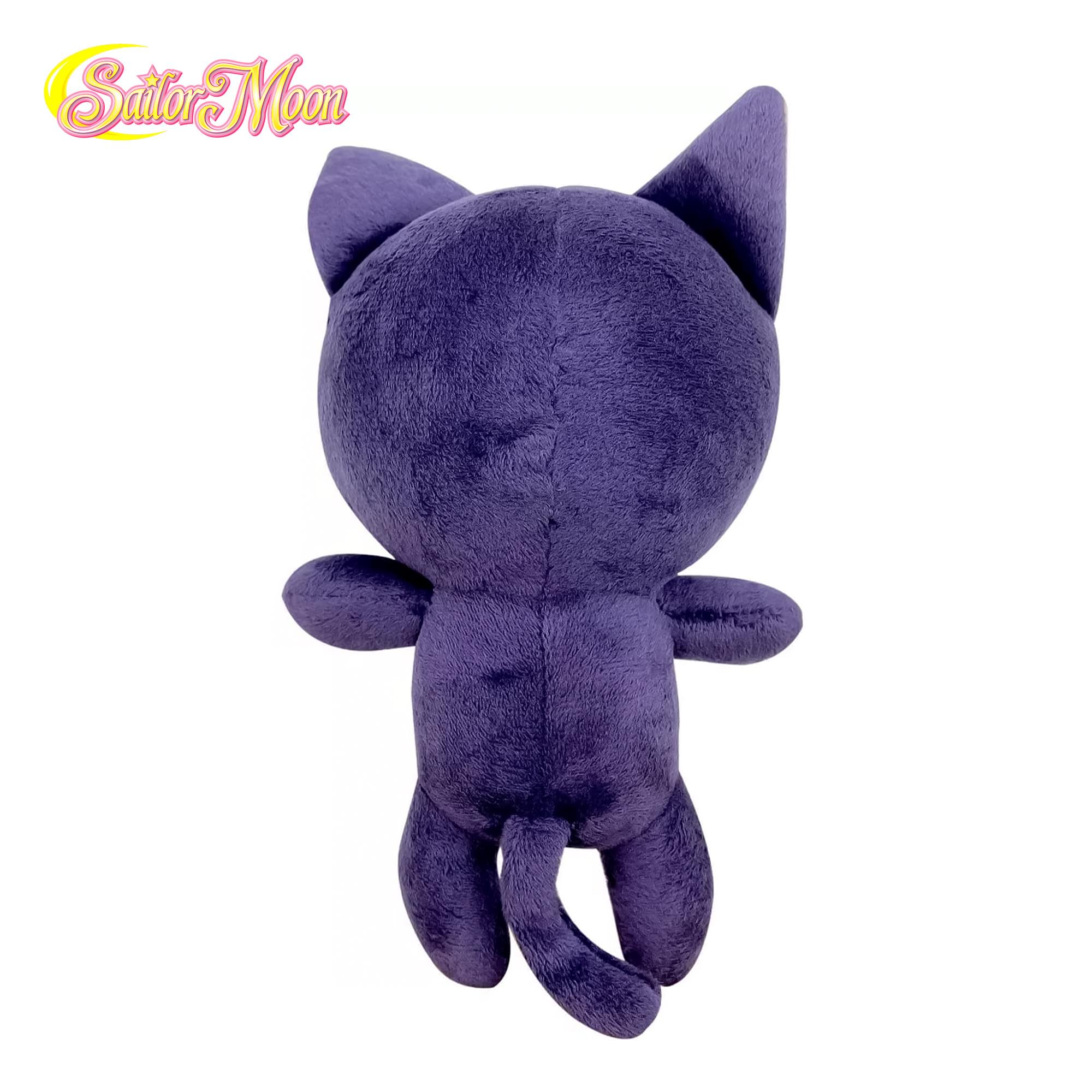 Alt View 1. Great Eastern - Sailor Moon 7 Inch Character Plush | Luna - Purple.